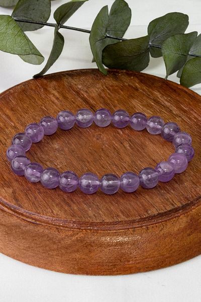 Dünya Doğal Taş Amethyst Stone Bracelet