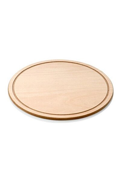 Genel Markalar Ahşap Pizza Tabağı Tahtası Pizza Altlığı 24cm