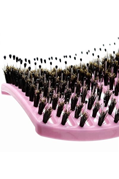 LAND OF MYTH Lom1073 Pink Detangling Hair and Comb Brush - Antistatic and Ionic, for Adult and Children