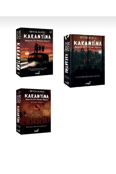 İndigo Kitap Indigo Yayınları Beyza Alkoç Karantina 1-2-3 / 3 Kitap Set Mkmdu...