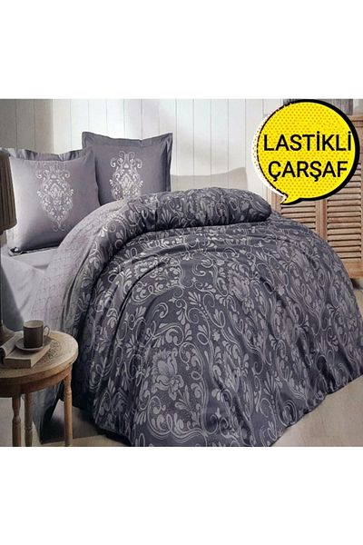 Özdilek Διπλό Σετ Παπλωματοθήκης Antico Anthracite