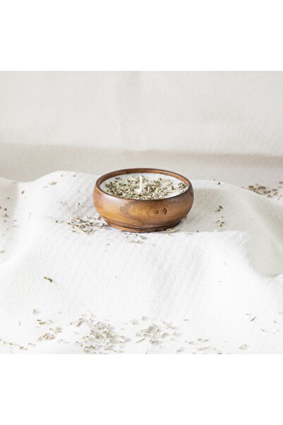 Gülbenatural Akasya Ağacı Kase - Shea Butter - Lavanta Mumlu