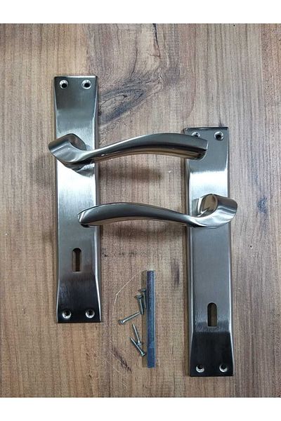 ARON Opendoor Diamond Mirrored Nickel Satin (ROOM LIVING ROOM KITCHEN) Door Handle Aluminum / Steel