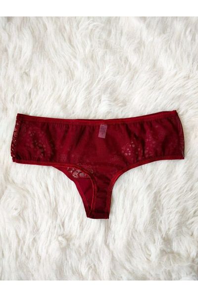 Helena Paris Tanga de damă Fuchsia Special Mold Lacy