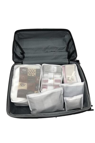 Harika ikizler Baby Care Bag Organizer / Suitcase Organizer (1 Set of 6 Pieces)