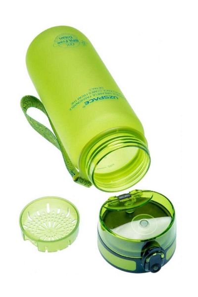Uzspace Lockable Lid 650 ml Unbreakable Green Tritan Flask