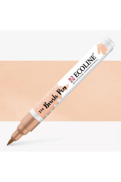 Talens Ecoline Watercolor Brush Pen Pink Beige 374
