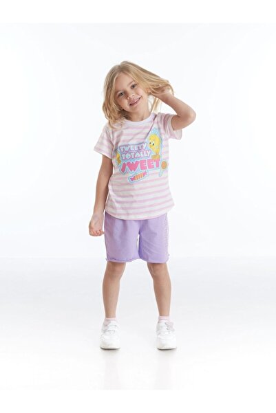 TWEETY Looney Tunes Licensed Girl's Pajama Set