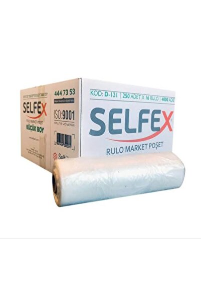 POŞET Rulo Hışır Atlet Orta Boy 200'lü (1 KOLİ 20 RULO)