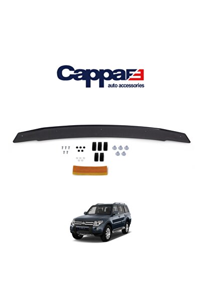 Cappafe Mitsubishi Pajero Ön Kaput Koruyucu Rüzgarlığı 4 mm Akrilik (abs) Pia...