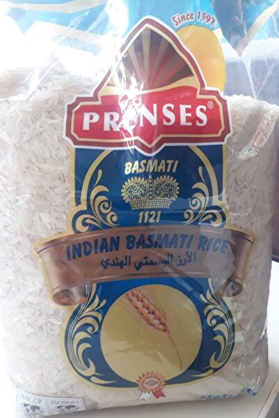 PRENSES Ekstra Uzun Taneli Basmatı Rıce Pirinç 4 Kg. Indian Long Grain Basmati Sella. Şekersiz Pirinç.