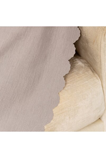 benimol Gridokuma Kadife Şönil Düz Kumaş Çift Taraflı Koltuk Şalı Örtüsü Maxi...