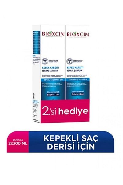 Bioxcin 2 Pack 300 Ml Aqua-thermal Anti-Dandruff Shampoo