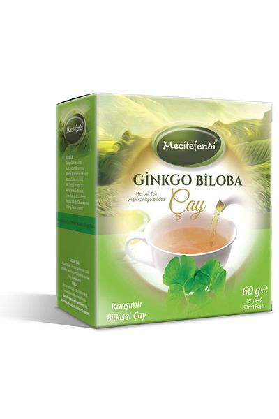 Mecitefendi Ginkgo Biloba Tea 40 Filtered Bags