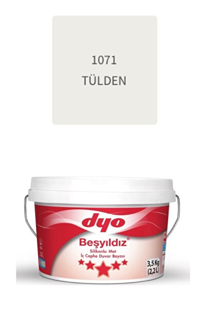 Dyo Beşyıldız Silikonlu Mat Iç Cephe Duvar Boyası 3,5 Kg
