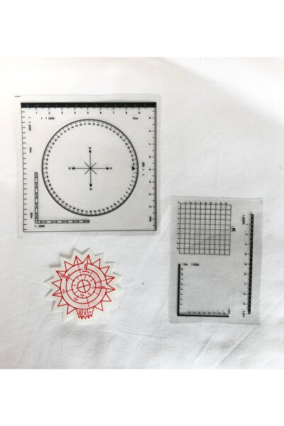 Flaş Tactical Minkale - Harita Cetveli -askeri D Cetvel