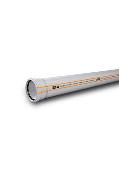 FIRAT Dublex Pvc Atık Su Borusu Pimaş 100 X 2000 mm
