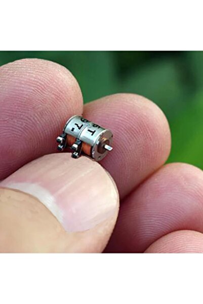 Genel Markalar Micro Step Motor 6.5x4.7mm 2 Faz 4 Telli (dikkat Çok Küçüktür !!)