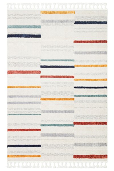 Eko Halı Terazzo Trz 01 Multy Hav Toz Vermez Etnik Modern Makine Halısi