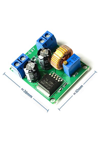 Genel Markalar Lm2587 Ayarlı Voltaj Yükseltici Modül 40v 5a Step Up Boost Modül