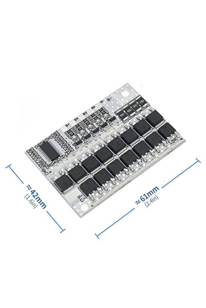 ROBİZ Bms 5s 100a Koruma Kartı Lityum Batarya Balans Versiyon 18650 Pil