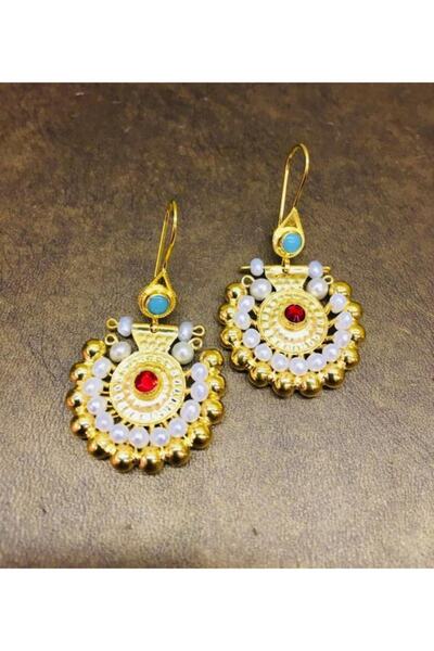 Çelikoğlu Kuyumculuk 14 Ayar Altın Sivrihisar İncili Küpe 6,60 gr