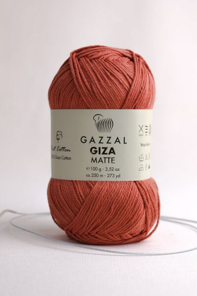 Gazzal Gıza Matte Gızamat 100gr - Bumbac Amigurumi Ață de tricotat manual Taka Yarn 5590 Gmt