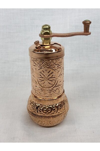 Genel Markalar Parlak Bakır Renkli Osmanlı Tarzı El Yapımı Minik Karabiber Değirmeni Dekoratif Minik Öğütücü