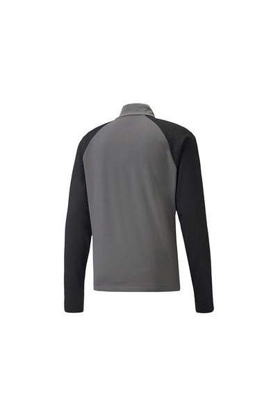 Puma Teamliga 1 4 Zip Top Men's Football Training Long Sleeve T-Shirt65723613 Gray