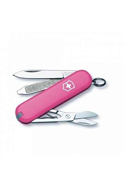 Victorinox İsviçre Ordu Çakısı Pembe Delemont Serisi Çakı Şık Ürün