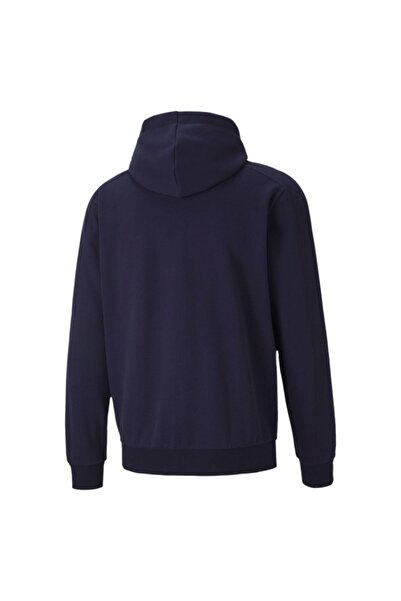 Puma ATHLETICS FZ HOODIE FL Navy Blue ανδρικό φούτερ 101119425