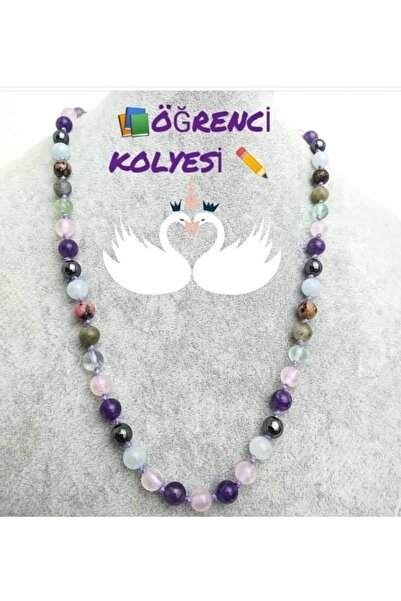 GİZEMLİ DOĞAL TAŞ Erkek Öğrenci Kolyesi Odaklanma Hafıza Disleksi Matematiksel Zeka Dikkat Eksikliği