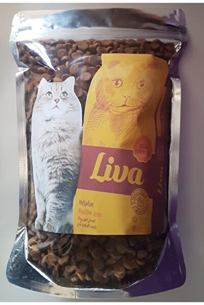Liva Tavuk Etli Yetişkin Kedi Maması Kedi Kuru Maması 800 gr