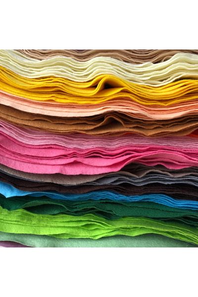 Yumuşakkeçe Thin Soft Felt 50*50 Cm 18 Colors