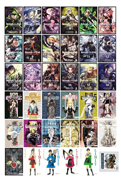 AKILÇELEN YAYINEVİ Death Note 13 Kitap Serap Of The End 18 Kitap Limit 4 Kita...