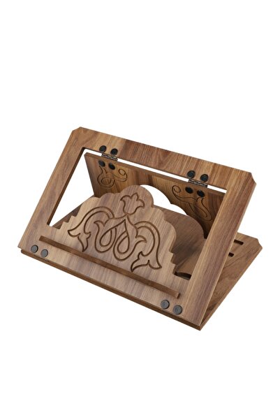 sena ahşap Wooden Rahle - Table Top Rahle - Wooden Portable Rahle - 1 Piece