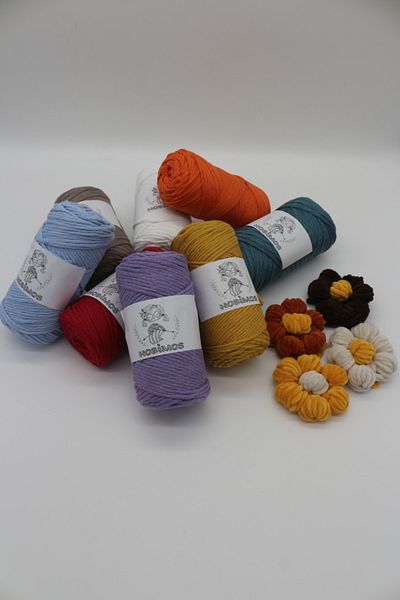 Hobimos Luxury Re-cotton 3mm Single Twist 100% Cotton Macrame Thread Set