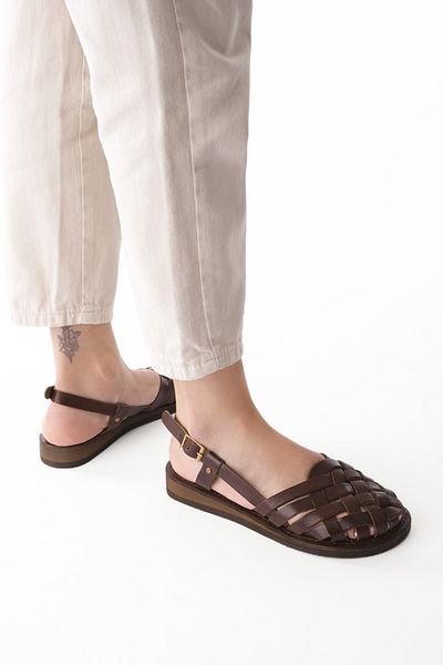 Marjin Sandalette - Braun - Flacher Absatz