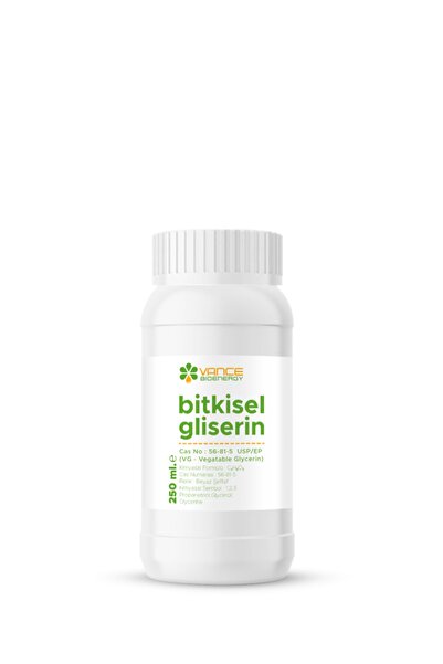 Vance Bioenergy Bitkisel Gliserin(vg) 250 Ml.