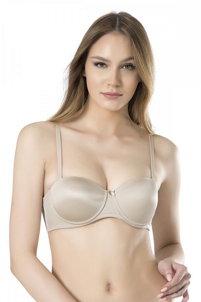 Egc4woman Basic Strapless Full Cup Μονό Σουτιέν