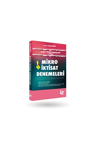 4T YAYINEVİ Mikro Iktisat Denemeleri 18'li