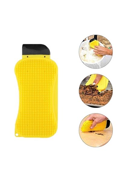 Buffer Multifunctional Practical Dishwashing Brush with Detergent Tank