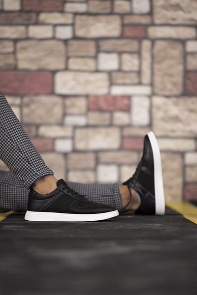 Riccon Ασπρόμαυρα Unisex Sneakers0012219
