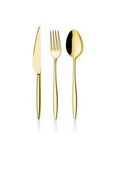BRONDOFF Carmen 6 Piece Dessert Fork 6 Piece Dessert Spoon 6 Piece Dessert Knife Cake Set