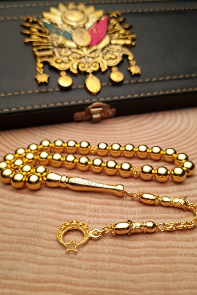 OTTOTESBİH Erkek Hediyelik Altın Kaplama Gümüş Tesbih, Isimli Tesbih