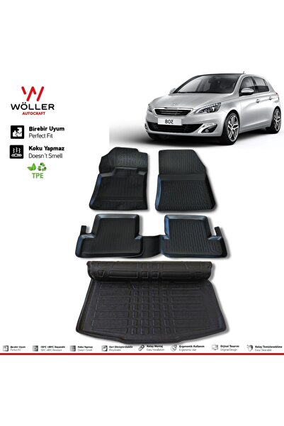 wöller Peugeot 308 Paspas Bagaj Havuzu 2014 Sonrası 3d Havuzlu