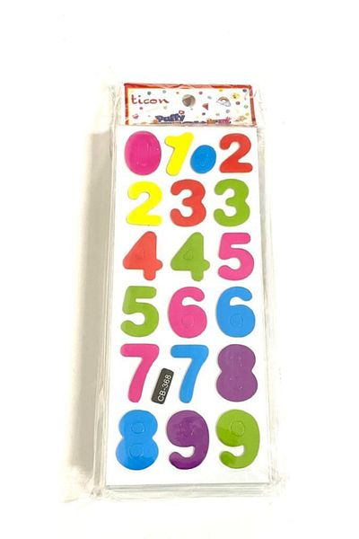 Ticon Puffy Stiker Αριθμός 20 Συσκευασία Κωδικός: 348896