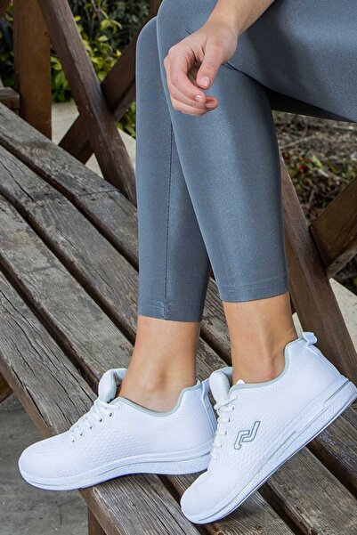 Jump 24937 / 24938 Γυναικεία - Ανδρικά λευκά αθλητικά παπούτσια Unisex Ανατομικά καθημερινά Unisex αθλητικά παπούτσια 36/45 -1