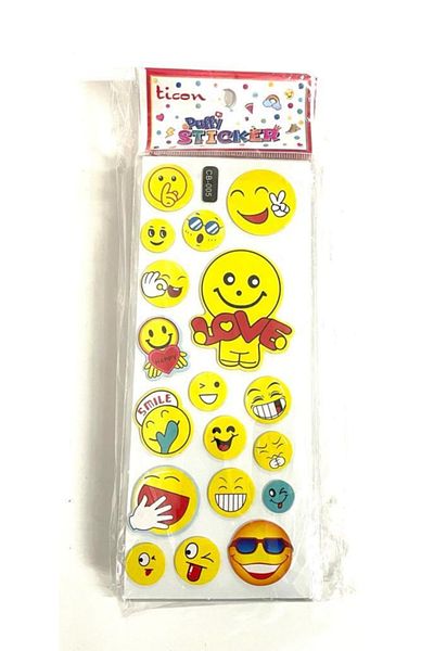 Ticon Puffy Σтикер 20'ли Πακέτο Κωδικός: 348861