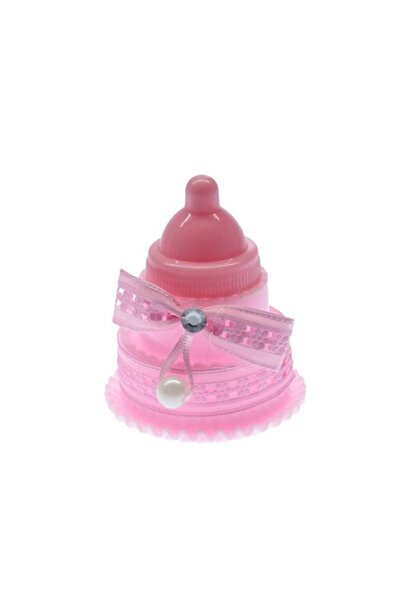 Partioutlet Pembe Renk Biberon Bebek Şekeri Kutusu 12 Adet
